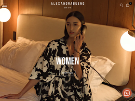 alexandrabueno.com homepage screenshot