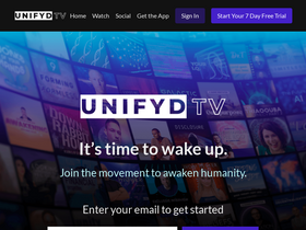 'unifyd.tv' screenshot