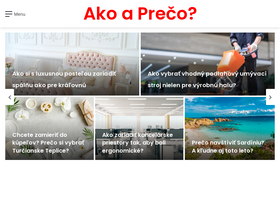 'akoapreco.com' screenshot