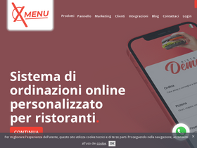 'xmenu.it' screenshot