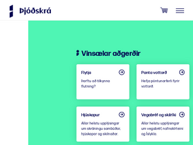 'skra.is' screenshot