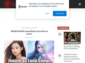 'kpoppost.com' screenshot