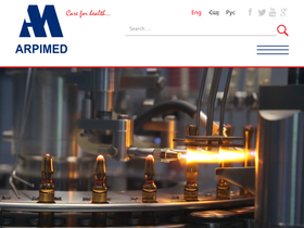'arpimed.am' screenshot