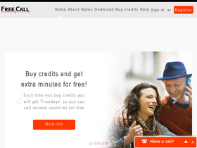 'freecall.com' screenshot