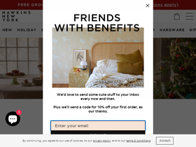 'hawkinsnewyork.com' screenshot