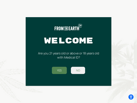 'fromtheearth.com' screenshot