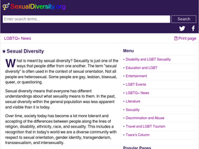 'sexualdiversity.org' screenshot
