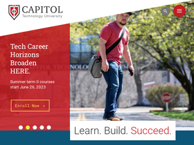 'captechu.edu' screenshot