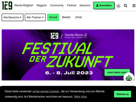 '1e9.community' screenshot