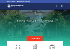 'undip.ac.id' screenshot