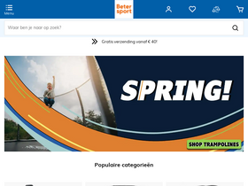 'betersport.nl' screenshot