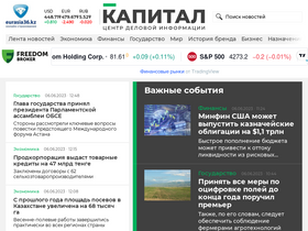 'kapital.kz' screenshot