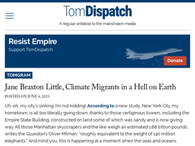 'tomdispatch.com' screenshot