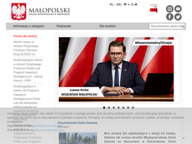 'malopolska.uw.gov.pl' screenshot
