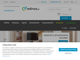 'edinos.pl' screenshot