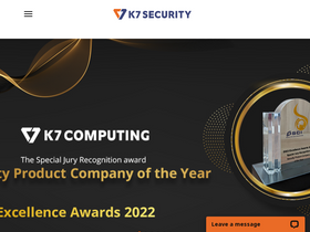 'k7computing.com' screenshot