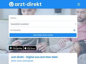 'arzt-direkt.de' screenshot