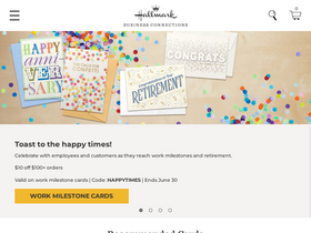 'hallmarkbusiness.com' screenshot