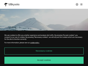 'milkywire.com' screenshot
