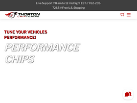 'thortonchiptuning.com' screenshot