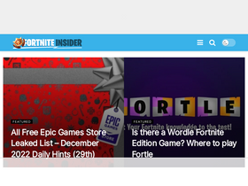 'fortniteinsider.com' screenshot