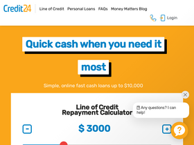 'credit24.com.au' screenshot