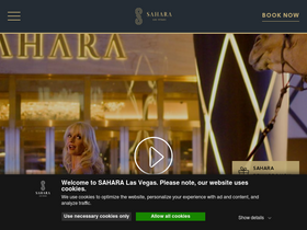 'saharalasvegas.com' screenshot