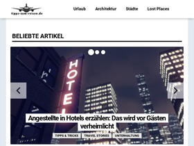 'tipps-zum-reisen.de' screenshot