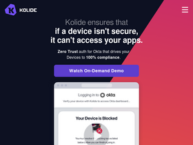 'kolide.com' screenshot