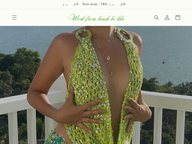 Work from beach be like website screenshot