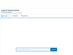 'gabler-banklexikon.de' screenshot