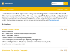 'arti-definisi.com' screenshot