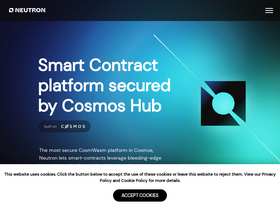 'neutron.org' screenshot