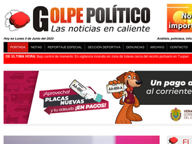 'golpepolitico.com' screenshot