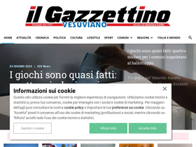 'ilgazzettinovesuviano.com' screenshot
