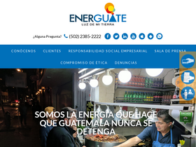 'energuate.com' screenshot