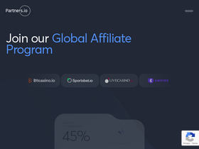 'partners.io' screenshot