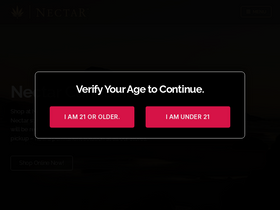 'nectar.store' screenshot