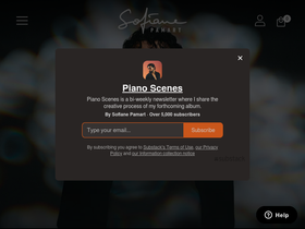 sofianepamart.com website screenshot