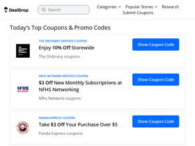 'dealdrop.com' screenshot