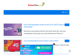 'semuatipe.com' screenshot