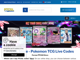 'ptcgostore.com' screenshot