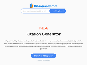 'bibliography.com' screenshot