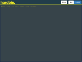 'hardbin.com' screenshot