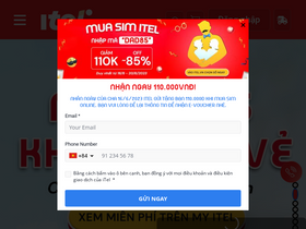'itel.vn' screenshot