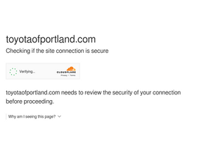 'toyotaofportland.com' screenshot