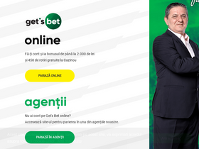 'getsbet.ro' screenshot
