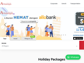 'antavaya.com' screenshot