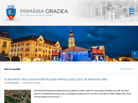 'oradea.ro' screenshot
