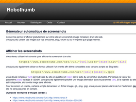 'robothumb.com' screenshot